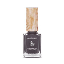 Nailtural Natural Vegan Nail Polish Color  Sensitive Storm  Purple Gray - $10.46