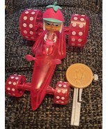 Disney Wreck-it Ralph Sugar Rush Key Racers Taffyta Muttonfudge &amp; cart - $74.25