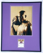Vince Carter 16x20 Framed Game Used Jersey &amp; Photo Display Raptors - £62.27 GBP