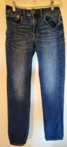 American Eagle Jeans 28x32 Next Level Stretch Slim Straight Blue Denim P... - £17.25 GBP
