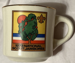 Vintage Boy Scouts Souvenir Coffee Mug 1973 National Scout Jamboree - £15.87 GBP