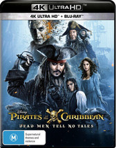 Pirates of Caribbean Dead Men Tell No Tales 4K UHD Blu-ray / Blu-ray | Region... - £12.20 GBP