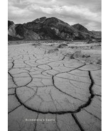 B&amp;W Black &amp; White Mudcracks Death Valley Photo Picture Print 4X6,5X7,8X1... - £7.12 GBP+