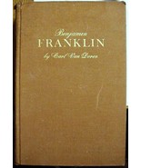 1938 Benjamn Franklin by Carl van Doren First Edition - £124.09 GBP