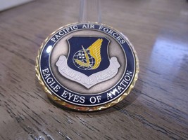 USAF Pacific Air Force Eagle Eyes Of Aviation Challenge Coin #897R - £14.94 GBP