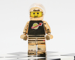 Custom minifigure spaceman astronaut Metallic Gold space series GO1139  - $6.95