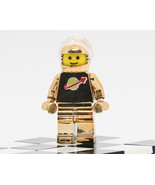 Custom minifigure spaceman astronaut Metallic Gold space series GO1139  - $9.53 CAD