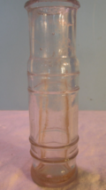 Vintage   clear  Glass Bottle JAR SPICES CONTAINER 6&quot; - $18.00