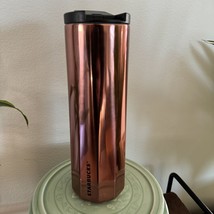 Starbucks Rose Gold Copper Stainless Steel 16oz Insulated Tumbler - £17.01 GBP