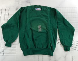 Vintage Russell Athletic Crewneck Sweatshirt Mens Medium Green Cotton Blend USA - £34.36 GBP