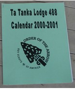 Ta Tonka Lodge 488 Calendar Boy Scouts 2000/01 Printing, Order of Arrow - €2,53 EUR
