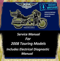 2008 Harley Davidson Touring Models Workshop Service Repair Maintenance ... - $24.95