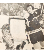 1973 Phil Esposito Hockey NHL Player Sports World Magazine Page Cut Spor... - $34.27 CAD