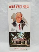 Roosevelt&#39;s Little White House Warm Springs Georgia Brochure Pamphlet - £17.04 GBP