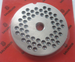 MADE IN ITALY #22 x 1/4" (6 mm) holes Burger hole Grinder Plate - $23.12