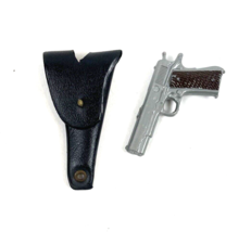 Vintage GI Joe .45 Pistol Fine Grip Gun &amp; Holster Accessory Replacement - $26.00