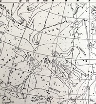 Celestial Constellation Map 1892 Victorian Astronomy Print Gemini Orion DWU11B - £27.52 GBP