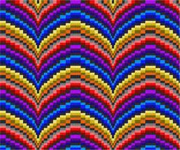 Pepita Needlepoint kit: Tallit Bargello 2, 12&quot; x 10&quot; - $86.00+