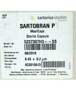 NIB SARTORIUS STEDIM SARTOBRAN P 5237307H3-SS PORE SIZE: 0.45 + 0.2UM MA... - £229.35 GBP