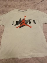 Air Jordan Mens Graphic Basic T-Shirt Size 3XL Crew Neck Short Sleeve - $18.69