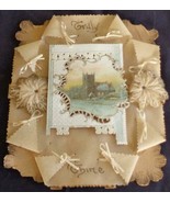 Beautiful Hand Crafted Truly Thine Decorative Card – AMAZING DETAIL –3D ... - $187.97 MXN