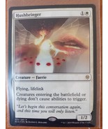 Hushbringer Magic The Gathering Throne Of Eldraine Rare 18 White Faerie - $2.59