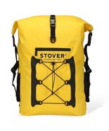 STOVER 55L Waterproof Dry Bag Backpack, Roll Top, Yellow - $49.49