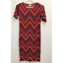 LuLaRoe &quot;Julia&quot; Dress XXS Aztec Boho Zig Zag Stripe - £18.68 GBP