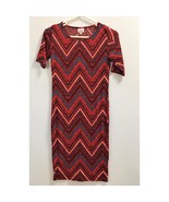 LuLaRoe &quot;Julia&quot; Dress XXS Aztec Boho Zig Zag Stripe - £14.02 GBP
