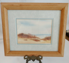 Print With Frame Picture Of Serenity On The Beach 1982 By Linda S Johnson - $17.81
