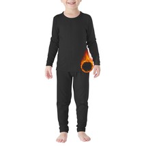 Boys Thermal Underwear Set Kids Long Johns Fleece Lined Underwear Toddle... - £29.80 GBP