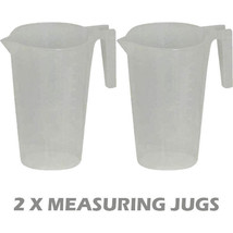 2 X MEASURING JUGS HANDLE KITCHEN POURING MITRIC GRADUATIONS 250ML LITRE... - $9.96+