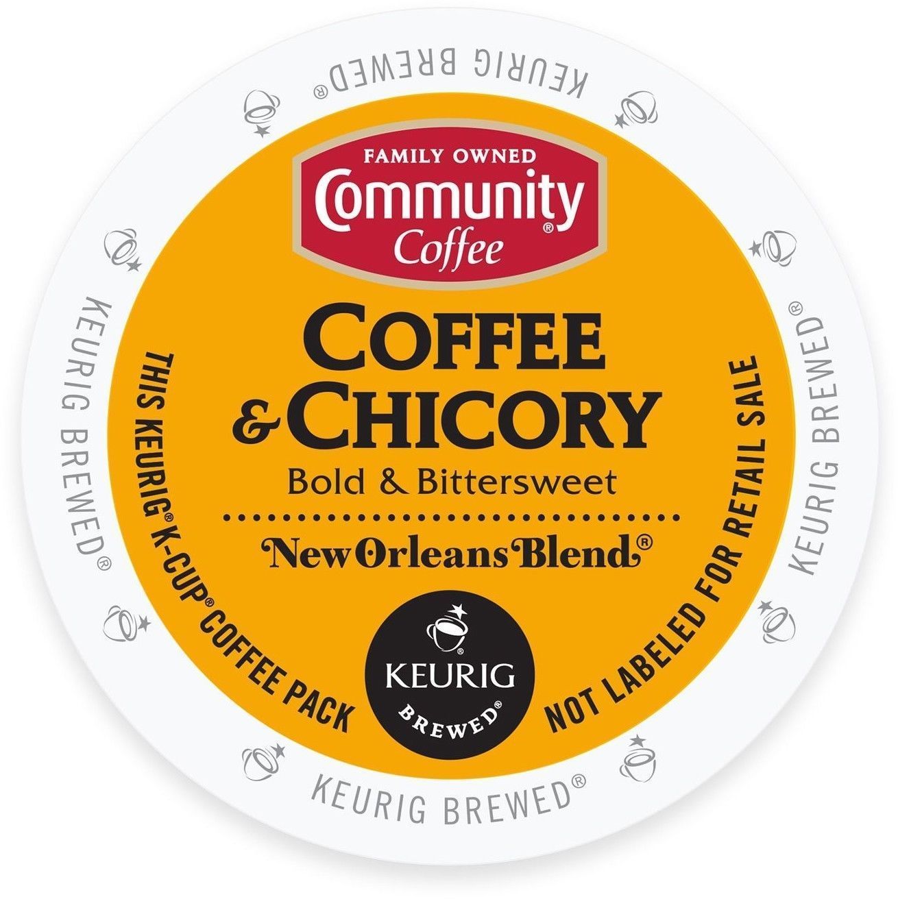 Community Coffee Coffee & Chicory 18 to 144 Keurig K cup Pods Pick Any Size  - £17.21 GBP - £82.48 GBP