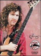 Kip Winger 1991 Jackson Bass Guitar advertisement 8 x 11 ad print - $4.50