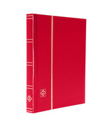 Basic Non-Padded A5 Stockbook with 32 Black Pages - Red - $80.17 CAD
