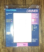 Lutron Diva Duo Contemporary Dimmer Switch Single Pole White #DVW-600PH-WH - NEW - $24.99