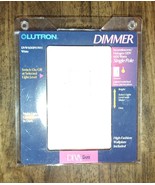 Lutron Diva Duo Contemporary Dimmer Switch Single Pole White #DVW-600PH-... - £19.74 GBP