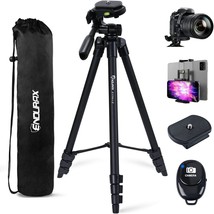 Endurax 60&#39;&#39; Camera Tripod Camera Stand For Canon Rebel Eos Nikon Dslr, ... - $44.99