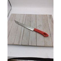 Quikut Slicing Knife 8&quot; Stainless Blade 12 1/2&quot; Total Red Handle - $12.95