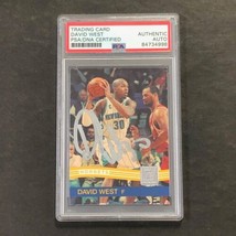 2010-11 Panini Donruss #99 David West Signed AUTO PSA Slabbed Hornets - £37.38 GBP