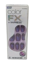 KISS Color FX Press-On Nails INFINITY – Iridescent Short Length – No Glu... - $182.74 MXN