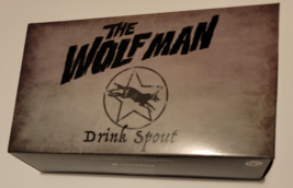 New! Loot Fright Crate The Wolf Man Metal Bottle Drink Spout Horror Halloween - $16.82