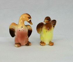Vintage Ducks Figural Salt And Pepper Shakers Kasugaware Japan - £11.15 GBP