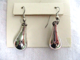 Anne Klein Teardrop Shape Dangle Earrings NEW Surgical Steel Post Made in USA - £11.43 GBP