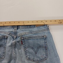 Levi's 505 Womens Straight Leg Blue Denim Zip Button Jeans Size 6 Medium (28×31) image 9