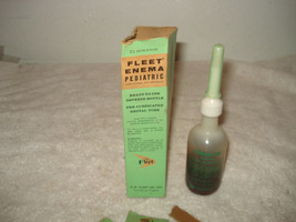  Vintage Fleet Enema pediatric squeeze bottle pre-lubricated rectal tube... - $29.69