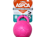 ASPCA Soccer Ball Giggler Toy For Dogs Pink Tough 3.5in Gentle On Teeth ... - $23.99