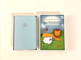 2 Holman~KJV Baby&#39;s New Testament BLUE Imitation Leather Bibles Red Lett... - $23.03 CAD