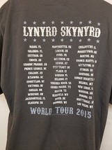 LYNYRD SKYNYRD - ORIGINAL 2015 TOUR CONCERT TOUR 2XL T-SHIRT  *LAST 1 - £31.97 GBP