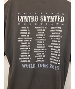 LYNYRD SKYNYRD - ORIGINAL 2015 TOUR CONCERT TOUR 2XL T-SHIRT  *LAST 1 - $40.00